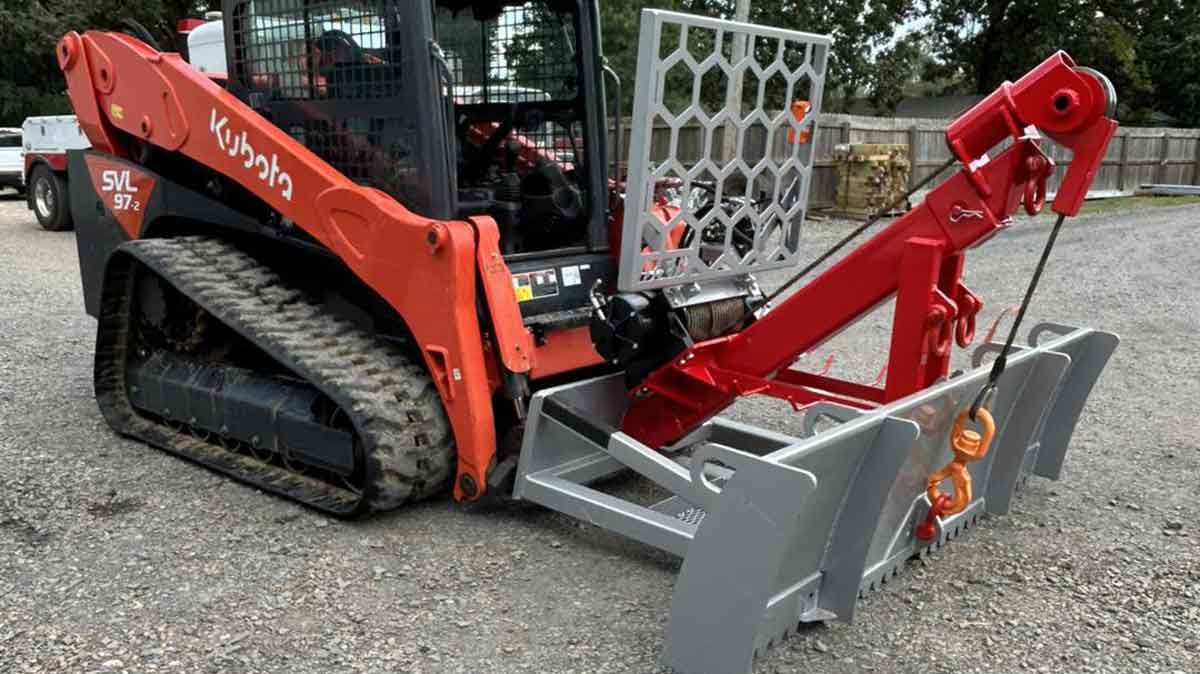 Buy Skid Steer Winch Attachment Equipment