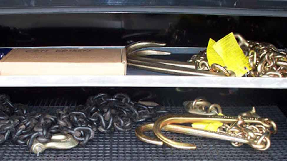 Order towing equipment and supplies